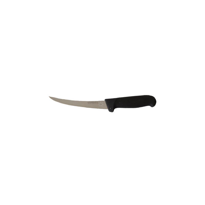Couteau à désosser courbé rigide LOUBELN (lot de 12) -