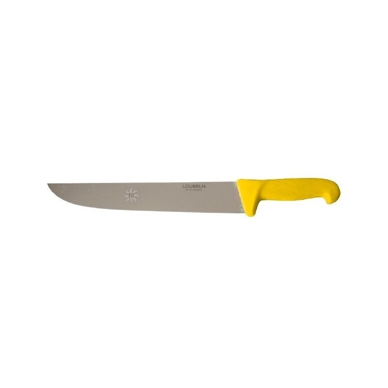 Couteau boucher 36 cm jaune LOUBELN -