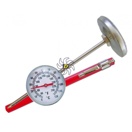 Thermomètre à sonde 0/+120 °C avec cadran -