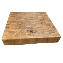 Billot en bois de découpe - 600 x 600 x 100 mm -