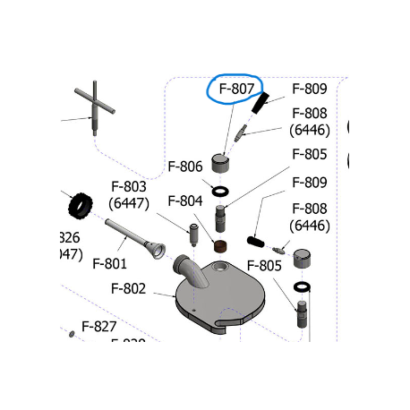 Verrou - couvercle TALSA - F25S - Talsa