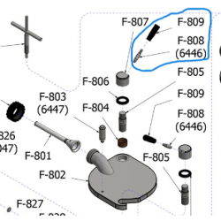 Poignet verrou- couvercle TALSA - F25S - Talsa