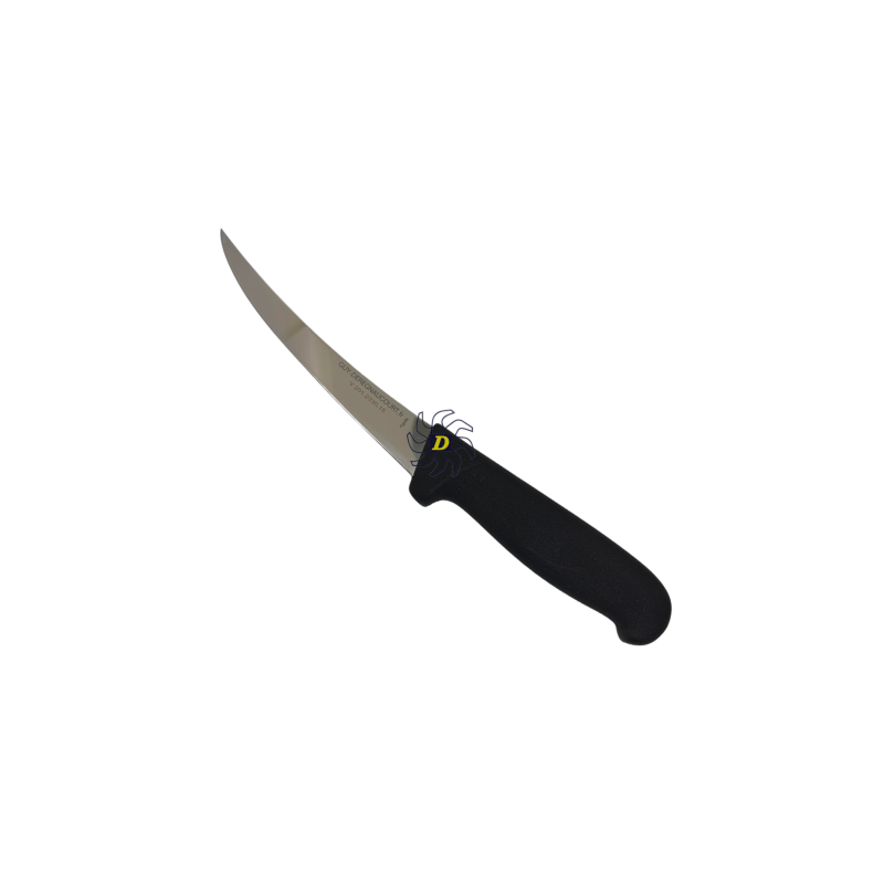 Couteau à désosser courbé rigide - 15 cm - Guy Deregnaucourt