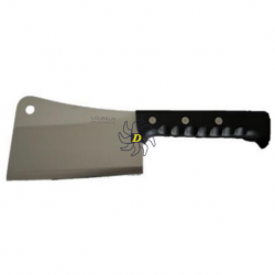Couperet inox - manche plastique 20 cm -