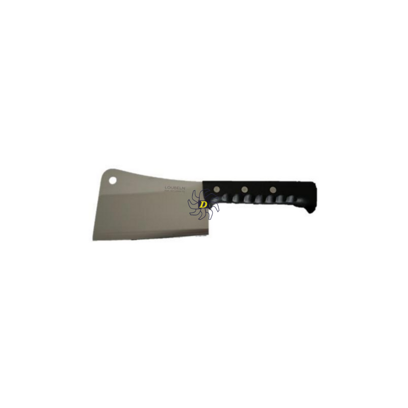 Couperet inox - manche plastique 20 cm -