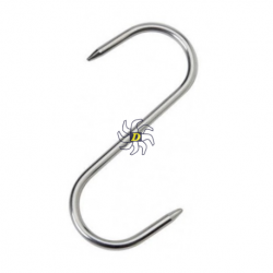 Crochet esse en S - Inox - 1 ou 2 pointes -
