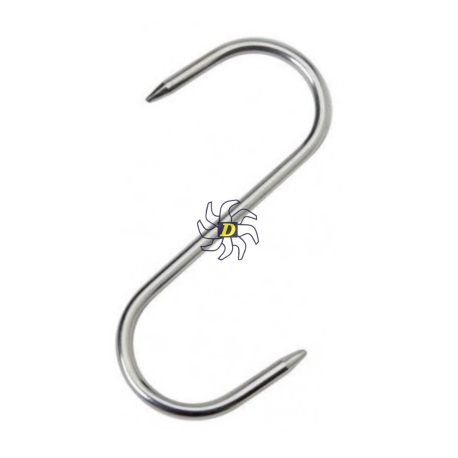 Crochet esse en S - Inox - 1 ou 2 pointes -