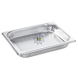 Plat perforé en acier inoxydable - 1/1 GN (325 × 530 mm) - Rational - Rational