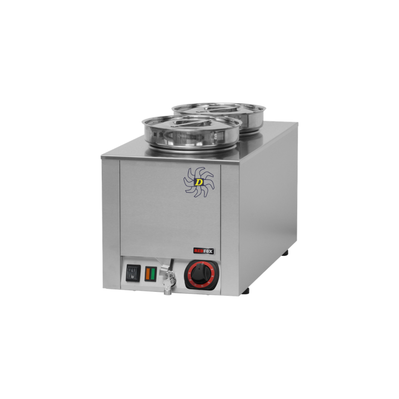 Bain-marie électrique 2 cuves - REDFOX BM 02 W - RedFox