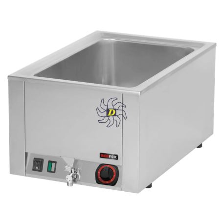 Bain-marie électrique GN 1/1 avec vidange - REDFOX BMV 1120 - RedFox