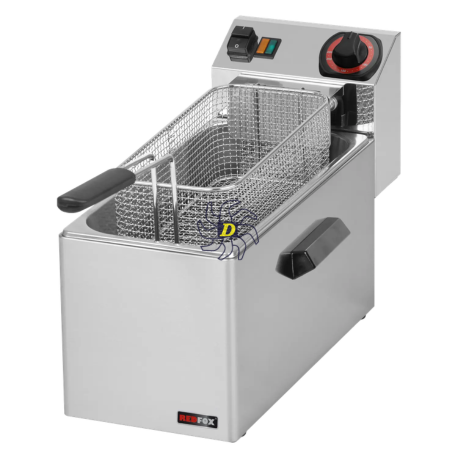 Friteuse électrique pour les poissons 0,75 kW/l, 8 l TOP 230 V | REDFOX - FE 08 - RedFox