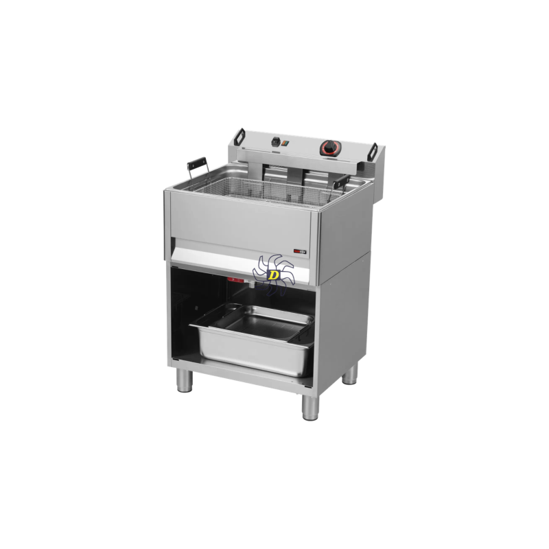 Friteuse électrique 0,5 kW/l, 30 l TOP avec robinet de vidange 400 V | REDFOX - FE 60 T/P - RedFox