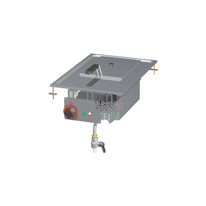 Friteuse drop-in électrique 0,66 kW/l, 10 l 400 V | RM - F10D-64ET - RM