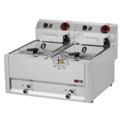 Friteuse électrique double...