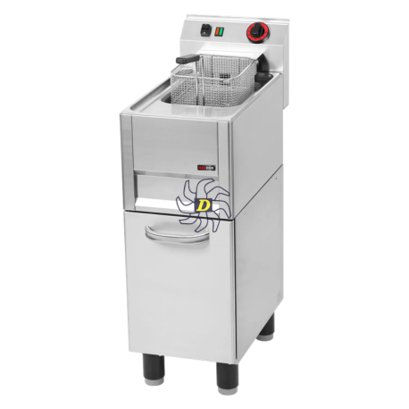 Friteuse électrique 0,75 kW/l, 8 l avec soubassement 400 V | REDFOX - FE 31 ELT - RedFox