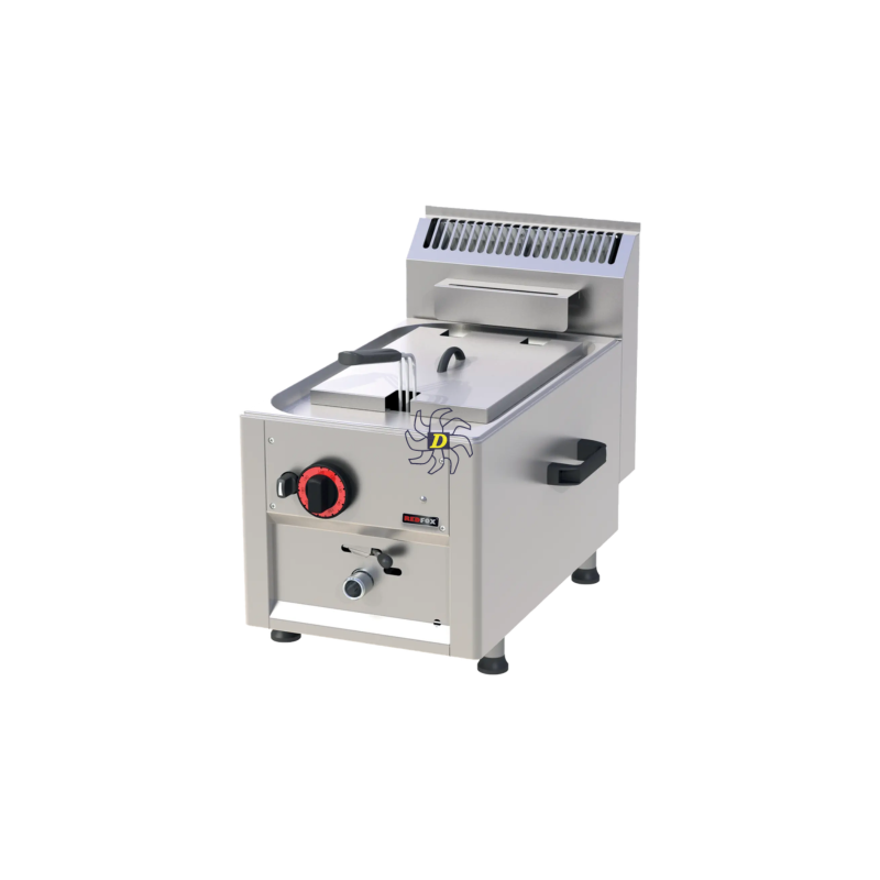 Friteuse à gaz 8 l, 8 kW | REDFOX - FE 30 GL - RedFox