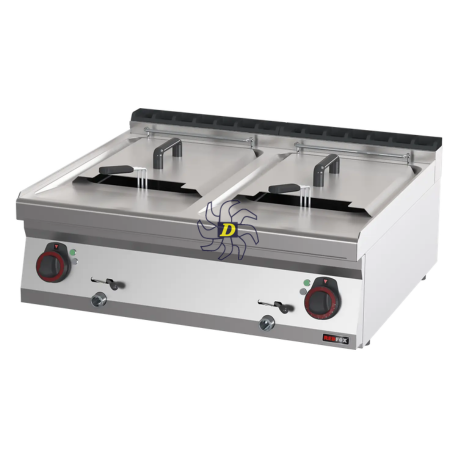 Friteuse électrique double 0,96 kW/l, 13+13 l sans soubassement 400 V | REDFOX - FE 70/08 E - RedFox