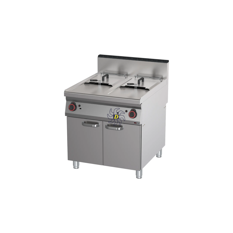 Friteuse à gaz 2x 17 l | REDFOX - FE 90/80-17 G - RedFox