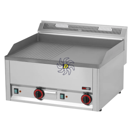 Plaque de cuisson 65x48 électrique combinée sans soubassement 400 V | REDFOX - FTHR 60 EL - RedFox