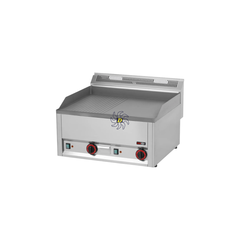 Plaque de cuisson 65x48 électrique combinée sans soubassement 400 V | REDFOX - FTHR 60 EL - RedFox