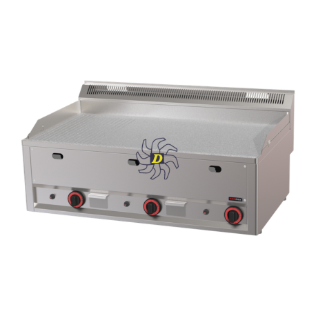 Plaque de cuisson 97x48 à gaz chrome durable combinée sans soubassement | REDFOX - FTHRC 90 GL - RedFox