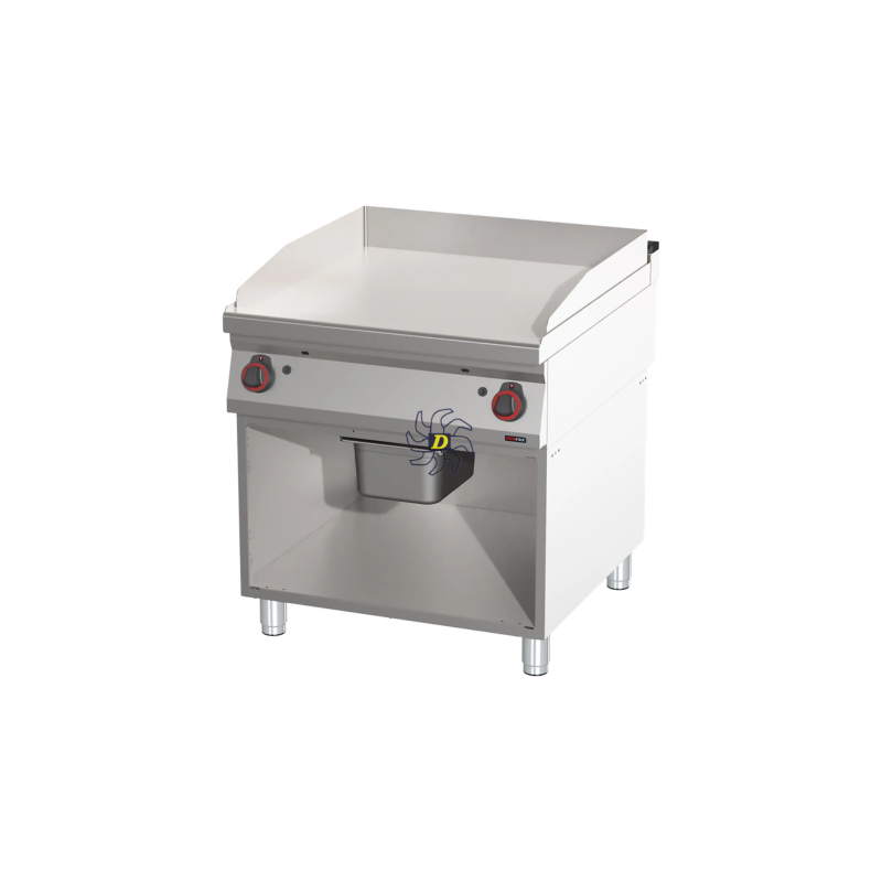 Plaque de cuisson lisse chromée | REDFOX - FTHC 90/80 G - RedFox