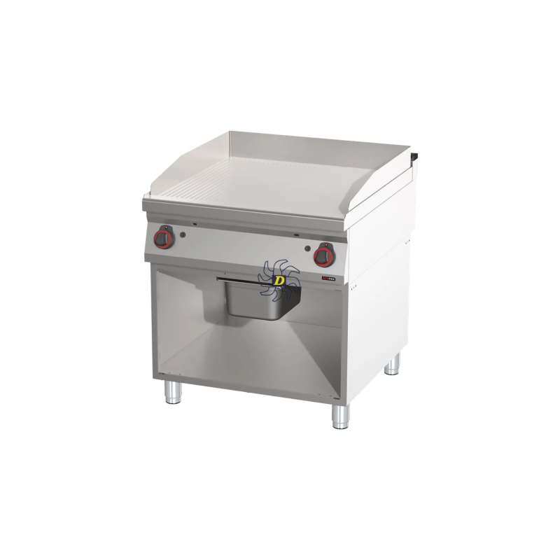 Plaque de cuisson lisse/nervurée | REDFOX - FTHR 90/80 G - RedFox