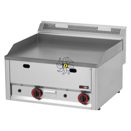 Plaque de cuisson 65x48 à gaz lisse sans soubassement | REDFOX - FTH 60 GL - RedFox