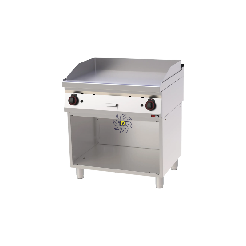 Plaque de cuisson 80x51 à gaz lisse avec soubassement | REDFOX - FTH 70/80 G - RedFox