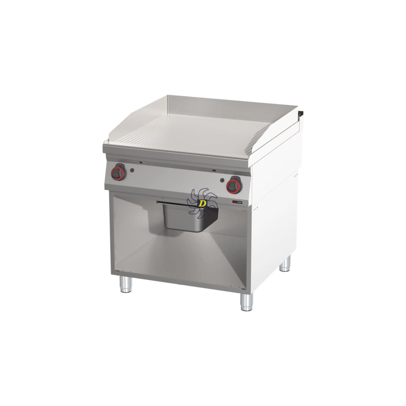 Plaque de cuisson nervurée | REDFOX - FTR 90/80 G - RedFox