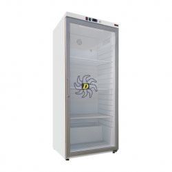 Armoire réfrigerée froid positif 350 l, porte verre, blanche | REDFOX - DRR 400/G - RedFox