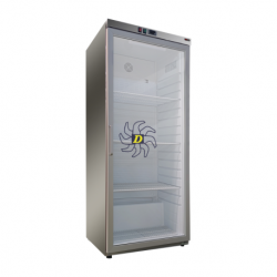 Armoire réfrigerée froid positif 350 l, porte verre, inox | REDFOX - DRR 400 GS - RedFox