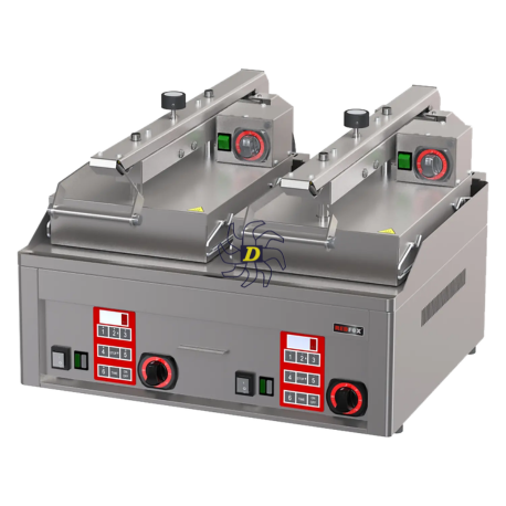 Gril à steak semi-automatique chrome durable | REDFOX - KDA 66 ED - RedFox