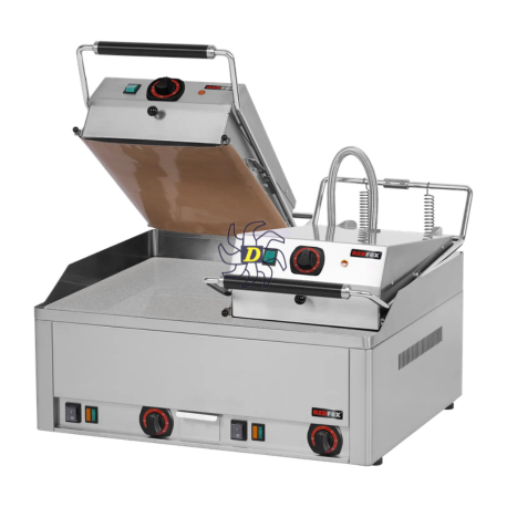 Gril à steak électrique double 65x48 TOP chrome durable | REDFOX - KD 66 E - RedFox